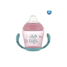 CANPOL BABIES SEA LIFE Поильник непроливайка 230ml 56/501 pink СКИДКА