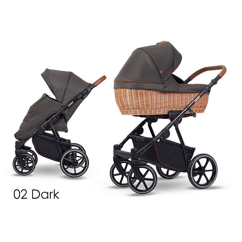 LONEX EKO PRO Универсальная коляска 2в1,02 Dark