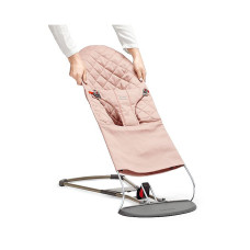 BABYBJORN Bouncer Bliss Cotton чехол для шезлонга, Old rose 012014