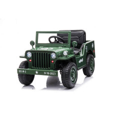 TO-MA  электромобиль JH-103 - JEEP - 12V/7Ah- 4WD -(EVA колеса) зелёный