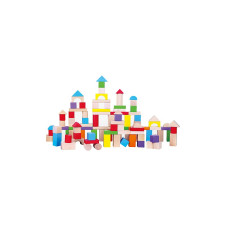 VIGA деревянные кубики 100шт 59697