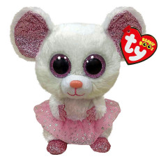 TY Beanie Boos Мягкая игрушка NINA white ballerina mouse TY36365 РАСПРОДАЖА