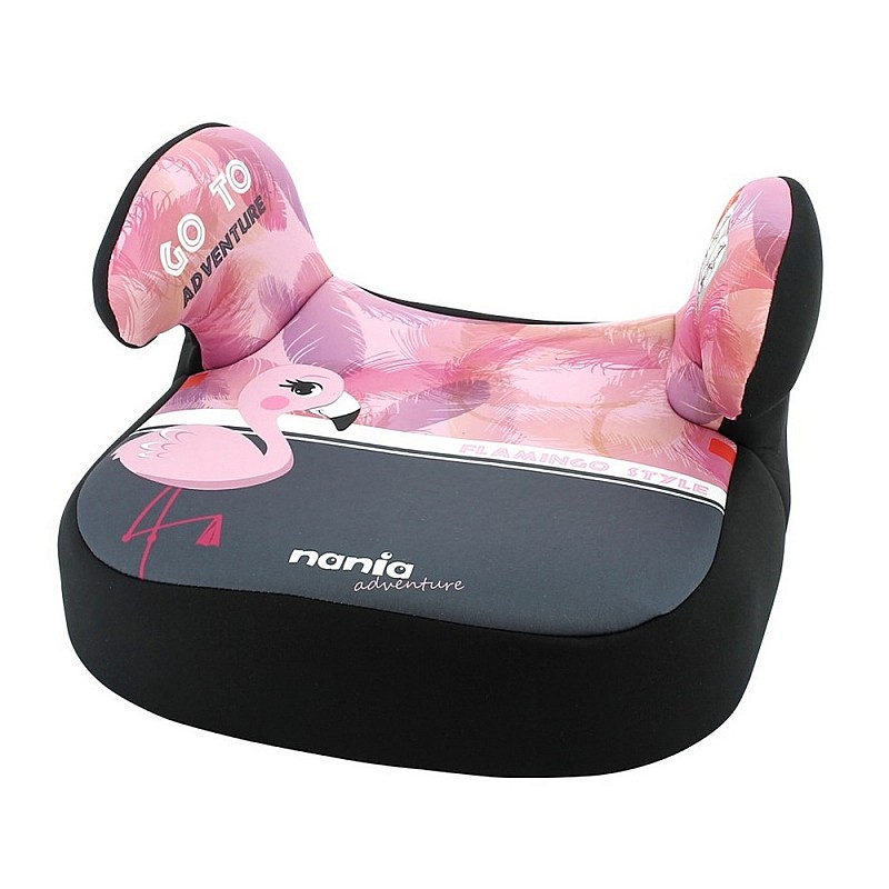 NANIA DREAM Adventure Детское автокресло 15-36кг FLAMINGO pink/black 244257