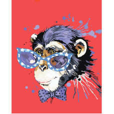 TSVETNOY Алмазная мозаика 40x50см Stylish Monkey, LG188e