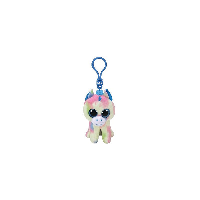 TY Beanie Boos Мягкая игрушка - брелок BLUE UNICORN BLITZ 8см, TY35208