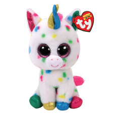 TY Beanie Boos Мягкая игрушка SPECKLED UNICORN HARMONIE 15.5см, TY36898