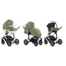 TUTIS MIMI STYLE универсальная коляска 3in1, 383 Green Olive