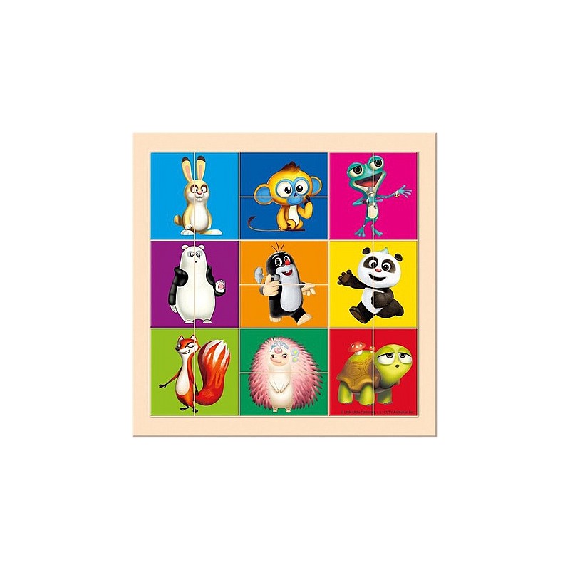 BINO пазл Panda & little mole 18элем. BN16001