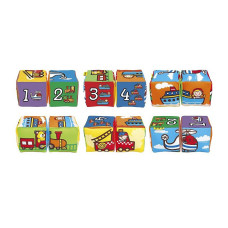 KS KIDS Vehicles мягкие кубики с картинками KA10756