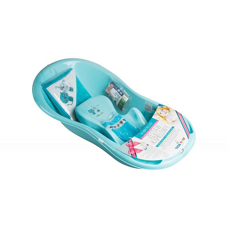 TEGA BABY DOG and CAT комплект для ванны 86см PK-086 BLUE РАСПРОДАЖА