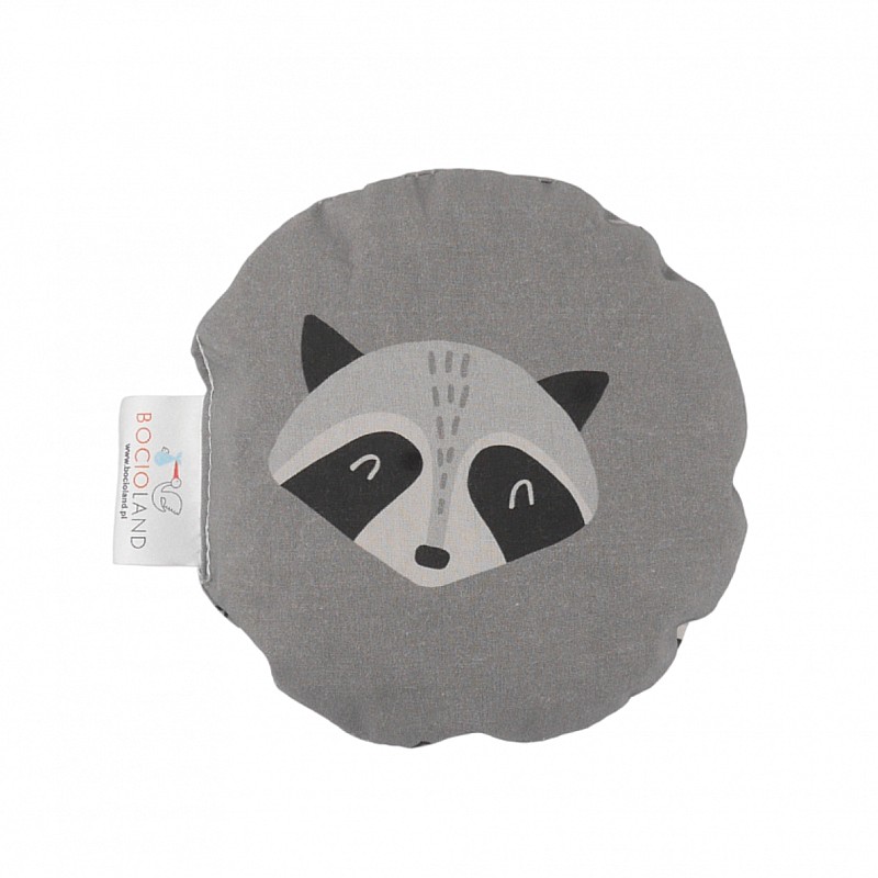 BOCIOLAND подушка - грелка с вишневыми косточками Raccoon, BL60