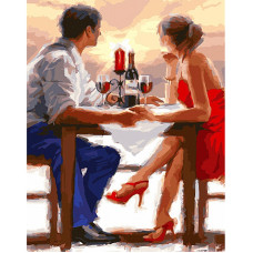 TSVETNOY Алмазная мозаика 40x50см Romantic Dinner, LG071e