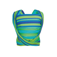 WOMAR слинг BE CLOSE Nr.17 LIGHT GREEN AND TURQUOISE AND SAPPHIRE STRIPES
