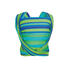 WOMAR слинг BE CLOSE Nr.17 LIGHT GREEN AND TURQUOISE AND SAPPHIRE STRIPES