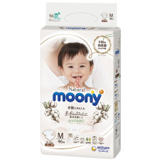 MOONY подгузники Natural M 6-11kg 46шт.