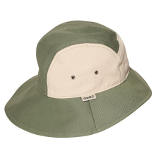 KIETLA Camper Hat UPF50 шапка из органического хлопка NATURAL-GREEN, 0-12 месяцев KB1GN