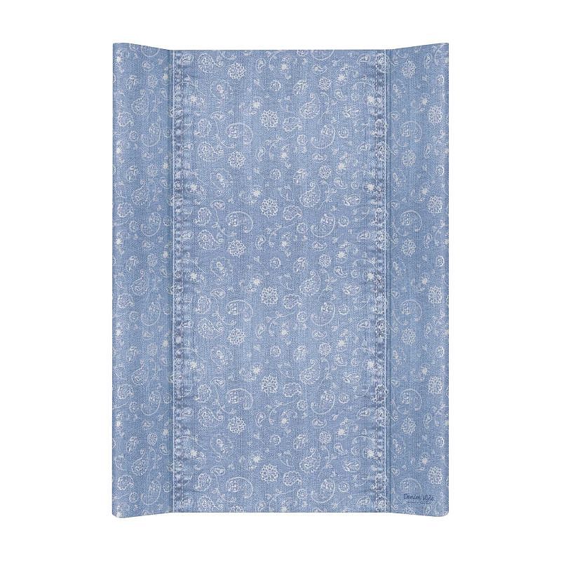 CEBABABY пеленальная поверхность с мягкой основой 50x70см Denim Style Boho blue