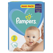 Pampers Active Baby-Dry VP+ подгузники 2 размер 4-8кг 76шт РАСПРОДАЖА