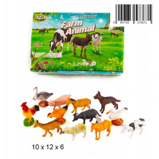 MIDEX Домашнее животное FARM ANIMALS 1шт. 10-12см. 1140N