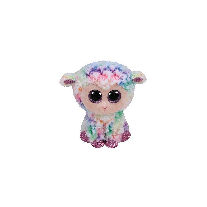 TY Beanie Boos Мягкая игрушка DAFFODIL PASTEL LAMB reg 15см, TY37274 РАСПРОДАЖА