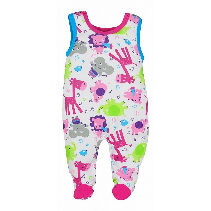 BOBAS NASZE ZOO ползунки 74 размер 3172 розовый