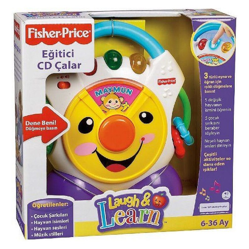 FISHER PRICE Laught&Learn CD плейер T5260 РАСПРОДАЖА