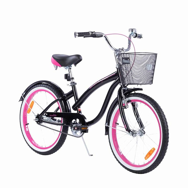 TOMABIKE Детский велосипед 18" XXIII CRUISER BLACK/PINK