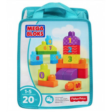 MEGA BLOKS FIRST BUILDERS конструктор 20шт. CNH08