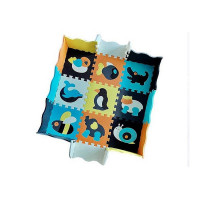 BIGTOYS Напольный пазл - коврик 9 элементов 30x30cm ANIMALS 30815