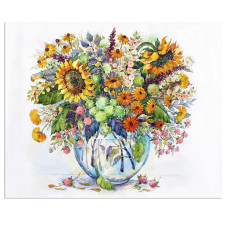 TSVETNOY Алмазная мозаика 40x50см Sunflowers in a Vase, LG027e