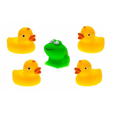 HENCZ Игрушки для ванны Ducks and Frog 0м+ 5шт. 804