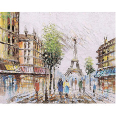 TSVETNOY Алмазная мозаика 40x50см Impression of Paris, LG252e