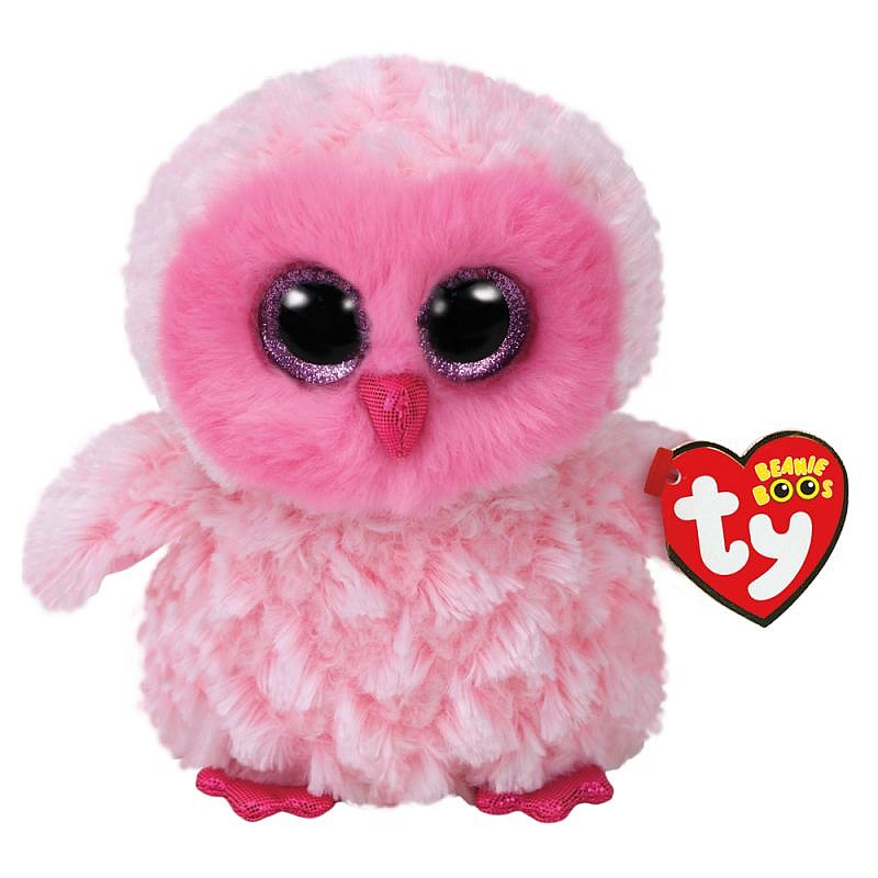 TY Beanie Boos Мягкая игрушка PINK OWL TWIGGY 15.5см, TY36846