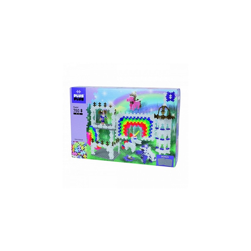 Plus Plus Mini Basic RAINBOW CASTLE конструктор 760шт., 3775