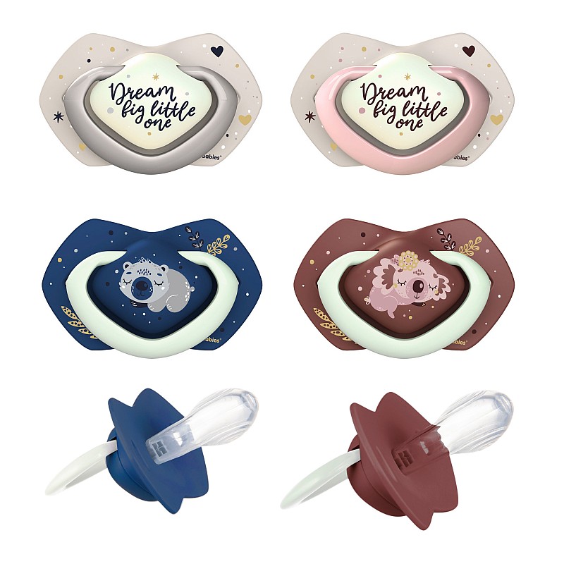 CANPOL BABIES SLEEPY KOALA силиконовая пустышка симметричной формы 6-18м 2шт. 22/659