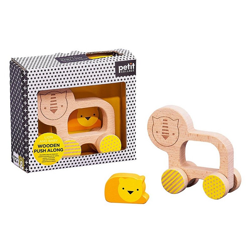 PETIT COLLAGE Игрушка толкалка "Львы",PTC540