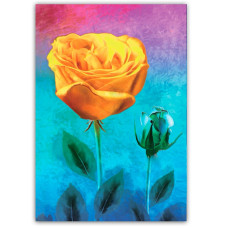 TSVETNOY Алмазная мозаика 40x50см Yellow Rose, LG227e