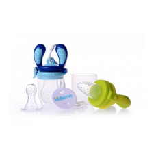 Kidsme Food Feeder Starter Pack Наборы для кормления ребенка, Lime/Aquamarine 160362 LIAQ