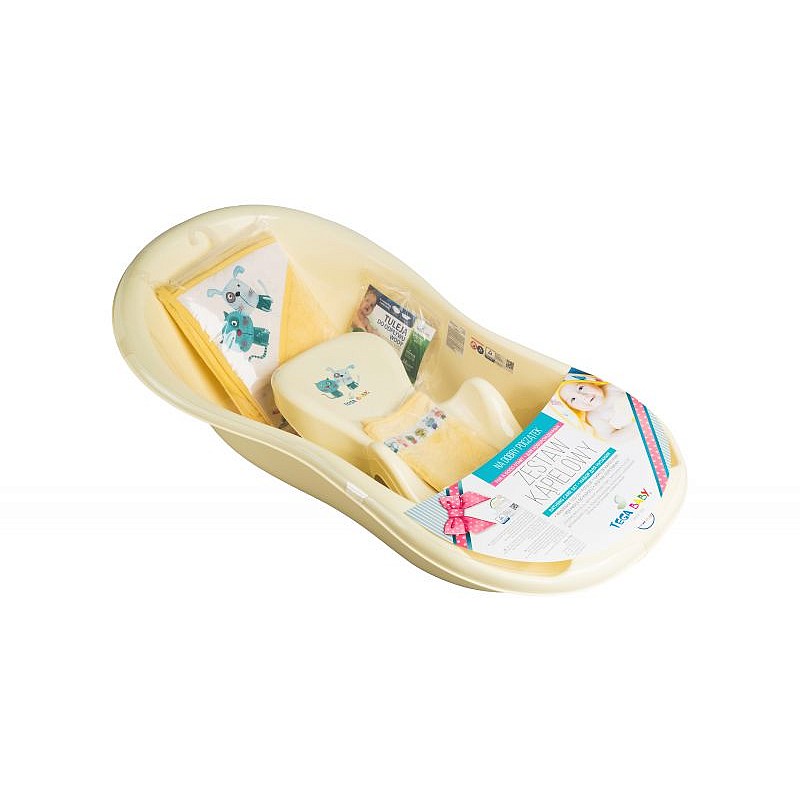 TEGA BABY DOG and CAT комплект для ванны 86см PK-086 YELLOW