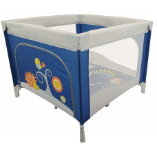 BABY MIX манеж HR-SQ106 106x106см NAVY BLUE