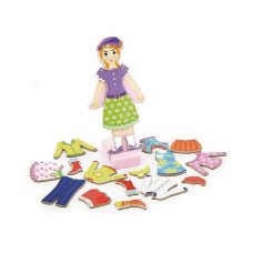 VIGA развивающая магнитная игрушка Dress Up Girl 36м+ 59652