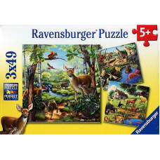 Ravensburger пазл 3x49элем. ANIMALS R09265 РАСПРОДАЖА