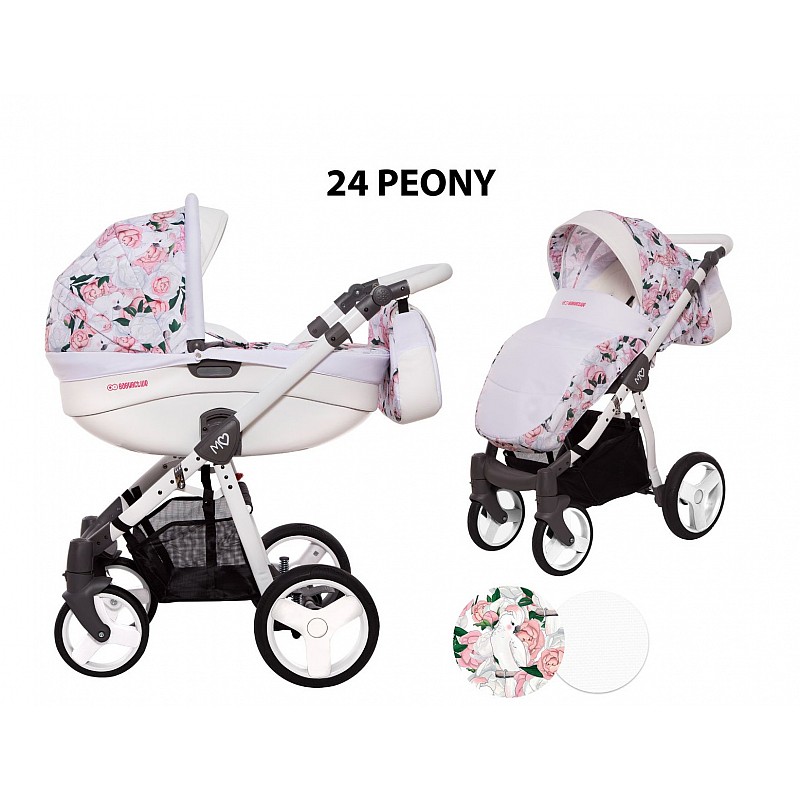 BABYACTIVE MOMMY Spring/Summer универсальная коляска 2в1, 24 PEONY