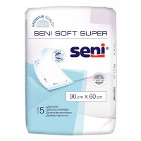 SENI SOFT SUPER гигиенические пеленки 60x90см, 5шт.