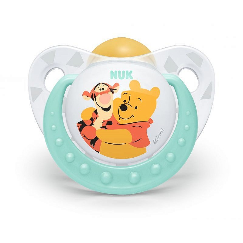 NUK Air System DISNEY Латексная пустышка ортодонтической формы 0-6м 1шт. 725879 бирюзовый