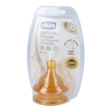 CHICCO Original Touch латексная соска 6м 2шт.