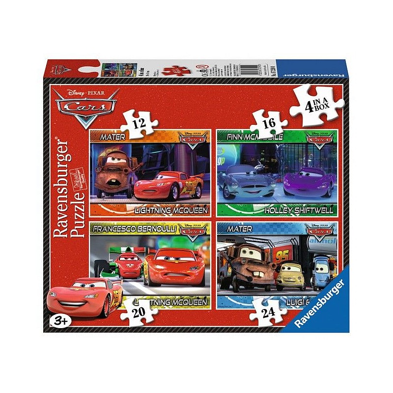 Ravensburger пазл 12x16x20x24элем. Cars R07259