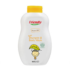 FRIENDLY ORGANIC Органический шампунь-гель для купания c экстрактом овса 400 мл FR1758