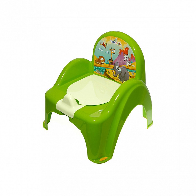 TEGA BABY SAFARI Горшок-стульчик с музыкой,  PO-041-125 зеленый