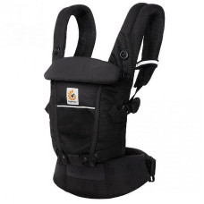 ERGOBABY сумка-кенгуру ADAPT SOFTFLEX, Mesh, onyx black, BCASFMONYX